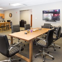 Jaffe - Conference room and kitchen at Jaffe Studios.
