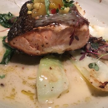 Herringbone Waikiki - The salmon dish - Seafood Near Me - Honolulu, Hawaii