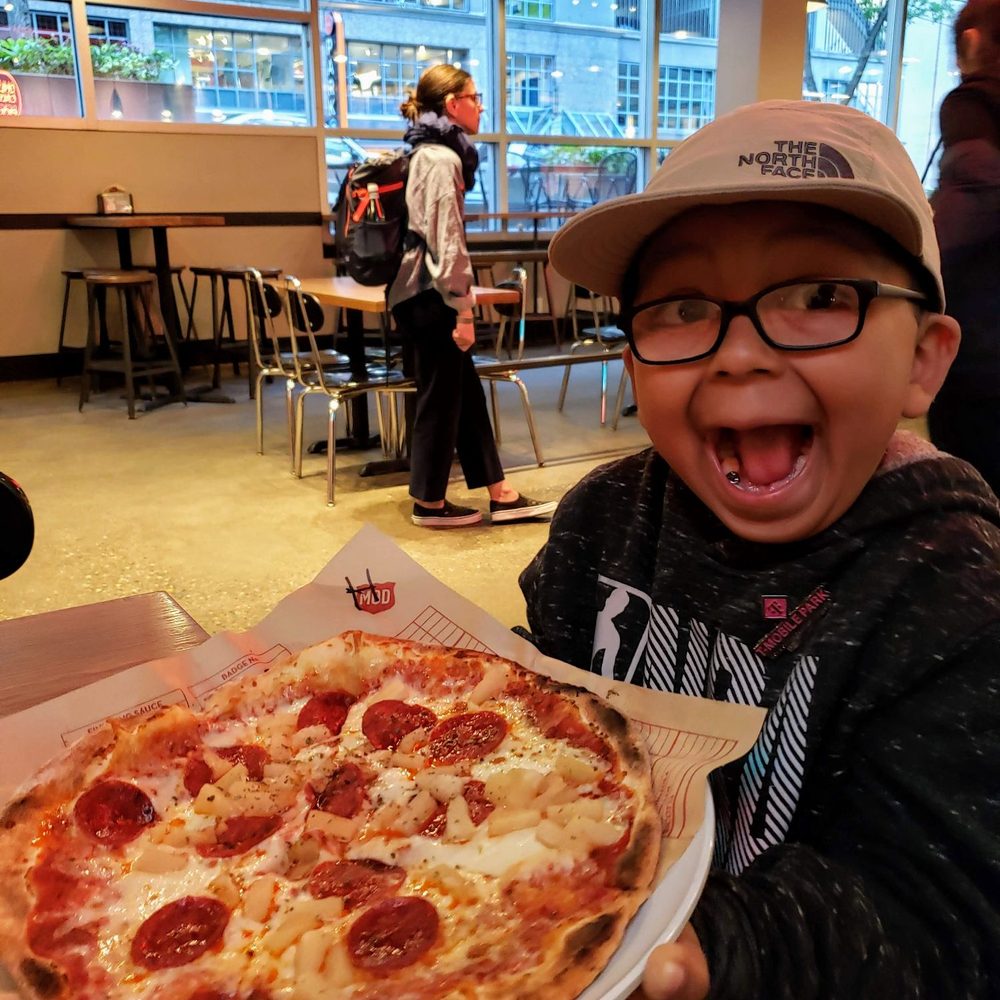 MOD Pizza - Joseph style. Pepperoni and pineapple. - Pizza Near Me - Seattle, Washington MOD Pizza - Joseph style. Pepperoni and pineapple. - Pizza Near Me - Seattle, Washington