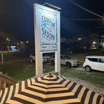 Surfin' Spoon - Sign - Ice Cream & Frozen Yogurt Near Me - Nags Head, North Carolina Surfin' Spoon - Sign - Ice Cream & Frozen Yogurt Near Me - Nags Head, North Carolina