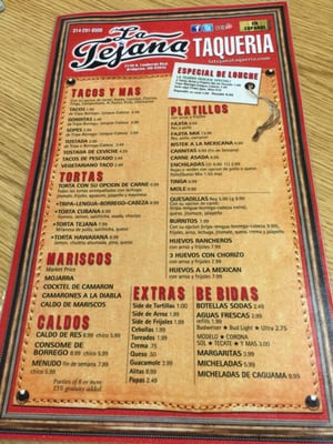Menu photo 7 La Tejana Taqueria Bridgeton, MO Menu photo 7 La Tejana Taqueria Bridgeton, MO
