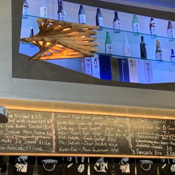 Kyosho - Chef station with Daily Specials on black board. - Japanese Near Me - Menlo Park, California Kyosho - Chef station with Daily Specials on black board. - Japanese Near Me - Menlo Park, California