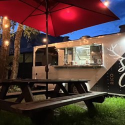 Silver Creek Rico - Food Trailer - Courtyard at night