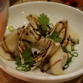 Alma - The Eggplant Wontons. - Desserts Near Me - Toronto, Ontario