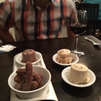 The Salted Pig - Churros with Mexican ice cream... Extra: coffee Ice cream and bacon ice cream... Amazing - Gastropubs Near Me - Riverside, California The Salted Pig - Churros with Mexican ice cream... Extra: coffee Ice cream and bacon ice cream... Amazing - Gastropubs Near Me - Riverside, California