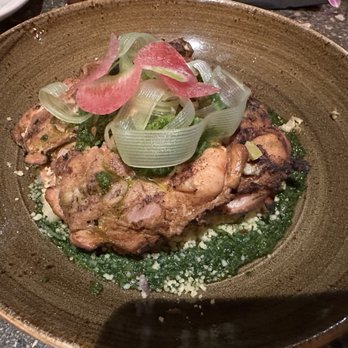 insideOUT - Chicken thighs moroccan, couscous, sweet, pickled peppers, cheroumoula - Lounges Near Me - San Diego, California insideOUT - Chicken thighs moroccan, couscous, sweet, pickled peppers, cheroumoula - Lounges Near Me - San Diego, California