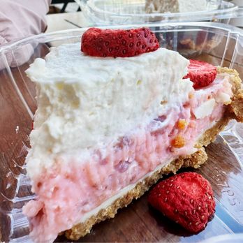 Cafe Smitten - Slice of strawberry pie - Coffee & Tea Near Me - Bakersfield, California