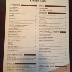 JJ's Kitchen & Bar - Menu 1