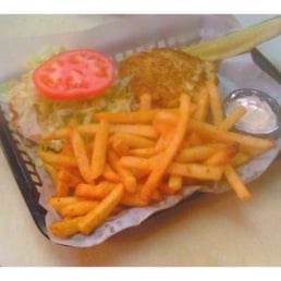 Crab cake sandwich Crab cake sandwich