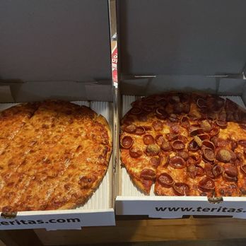 Terita's Pizza Carry Out - Cheese pizza for me and pep for the partner ! Sooo good! - Pizza Near Me - Columbus, Ohio Terita's Pizza Carry Out - Cheese pizza for me and pep for the partner ! Sooo good! - Pizza Near Me - Columbus, Ohio