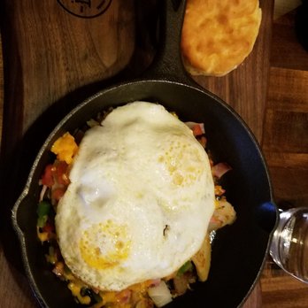 SELECT Restaurant - Greer - Denver skillet with a warm biscuit on the side - Wine Bars Near Me - Greer, South Carolina