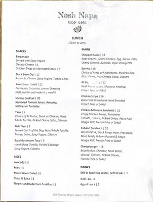 Menu photo 4 Nosh Napa Napa, CA Menu photo 4 Nosh Napa Napa, CA