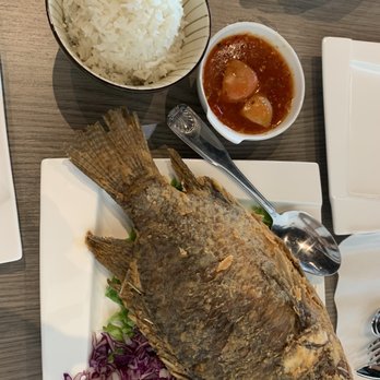 Thaicoon - Whole friend tilapia - Thai Near Me - Katy, Texas