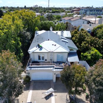 Power Roofing Orange County - Clay Roof to Standing Seam Metal Roof - During - Roofing Near Me