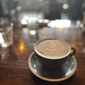 Alchemy Coffee - a cappuccino on a saucer - Coffee & Tea Near Me - Markham, Ontario