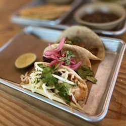 Bartaco - Shrimp, pork belly, and duck tacos