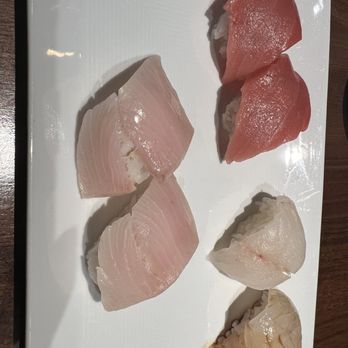 SUGARFISH | Midtown East - THE NOZAWA TRUST ME - Yellowtail 2-pc,  Chutoro Sushi, 2-pc,  Sea Bass Sushi 1-pc, Sea Bream 1-pc - Sushi Bars Near Me - New York, New York
