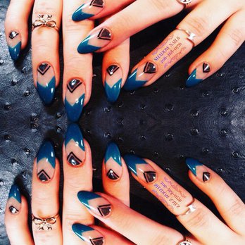 Shadow Nails - Fullset Acrylic with some cool nails design - Nail Salons Near Me - Seattle, Washington Shadow Nails - Fullset Acrylic with some cool nails design - Nail Salons Near Me - Seattle, Washington