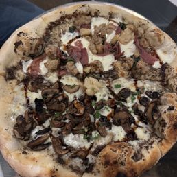 Half Blanche Devereaux Half Fungi Pizza Half Blanche Devereaux Half Fungi Pizza