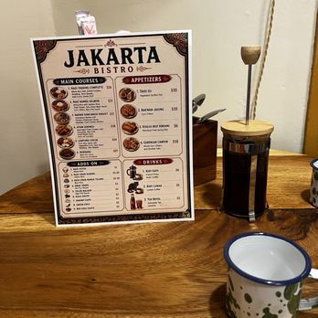 Jakarta Bistro - Gonna rip through this enticing menu. - Indonesian Near Me - Portland, Oregon