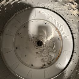 Destroyed wash plate by Ryan which was NOT REPAIRED Destroyed wash plate by Ryan which was NOT REPAIRED