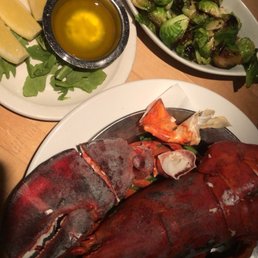 2lb lobster ($45) with side brussel sprouts ($6)