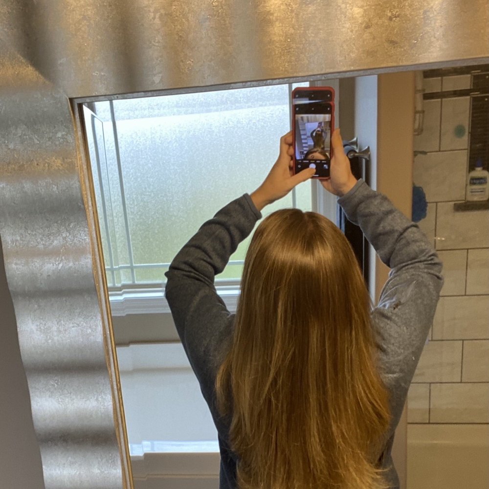 Before cut/balayage Before cut/balayage