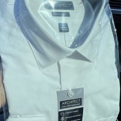 Boscov's - Architect white dress button-down