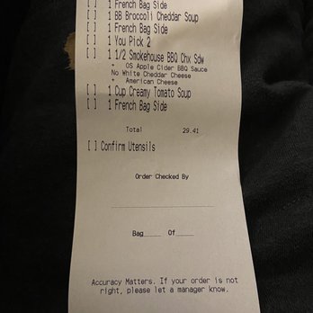 Panera Bread - Receipt. - Salad Near Me - Granada Hills, California Panera Bread - Receipt. - Salad Near Me - Granada Hills, California