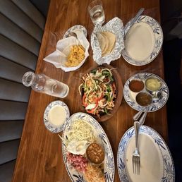 Fajitas plate, my wife and I shared