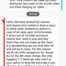 They don't care if kids are sick. No makeup days allowed. This sucks!