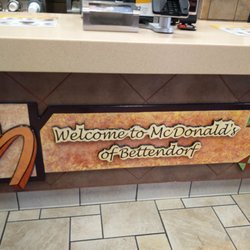 McDonald's counter