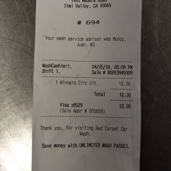 LUV Car Wash - Paid for service unrendered - Car Wash Near Me - Simi Valley, California LUV Car Wash - Paid for service unrendered - Car Wash Near Me - Simi Valley, California