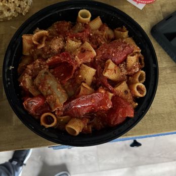Rig A Tony's Italian Takeout & Catering - Sausage Abruzzi. A little spicy but amazing!! - Italian Near Me - Derry, New Hampshire Rig A Tony's Italian Takeout & Catering - Sausage Abruzzi. A little spicy but amazing!! - Italian Near Me - Derry, New Hampshire