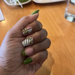 Beautiful nail art.