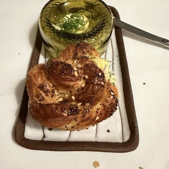 The Restaurant at Justin - Everything seasoning on brioche - New American Near Me - Paso Robles, California