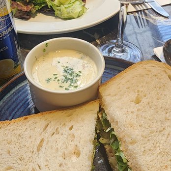 Farmgate Cafe - Chicken sandwich, seafood chowder and tart. - Irish Near Me - Cork, Colorado
