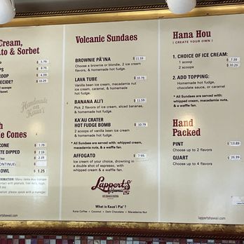 Lappert's Hawaii - Menu - Ice Cream & Frozen Yogurt Near Me - Honolulu, Hawaii Lappert's Hawaii - Menu - Ice Cream & Frozen Yogurt Near Me - Honolulu, Hawaii