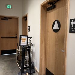 Flipper's - Bathroom is inside down a hall