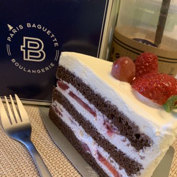 Paris Baguette - Chocolate and strawberry slice - Bakeries Near Me - McLean, Virginia Paris Baguette - Chocolate and strawberry slice - Bakeries Near Me - McLean, Virginia