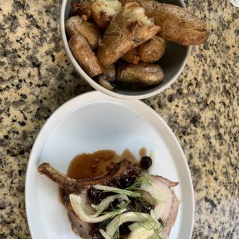 Rosewater - Pork chop. Delicious! - Mediterranean Near Me - Raleigh, North Carolina