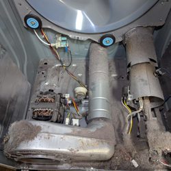 Allen's Appliance Repair - Dryers get real dirty This is a common sight when we open up a dryer. Schedule your cleaning today!