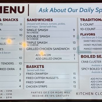 Mississippi Ice - September 2026 food menu - Sandwiches Near Me - Starkville, Mississippi