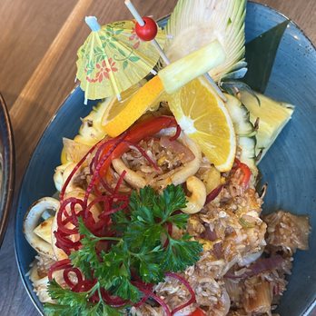 Thairoom College - Pineapple fried rice - Thai Near Me - Toronto, Ontario Thairoom College - Pineapple fried rice - Thai Near Me - Toronto, Ontario