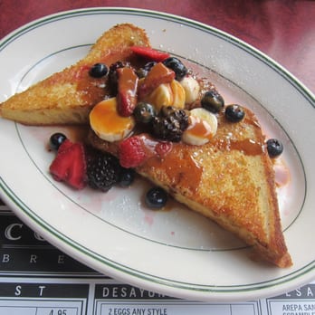 Coppelia - Pan Frances Challah French Toast with Bananas and Dulce de Leche - Cuban Near Me - New York, New York