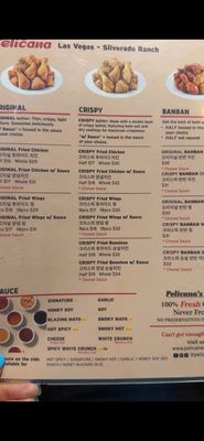 Menu photo 7 Pelicana Chicken Las Vegas, NV