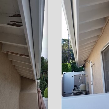 Benavides Paint - Exterior painting in Torrance. Fixed damage on wood. Primed and painted. - Painters Near Me - Inglewood, California