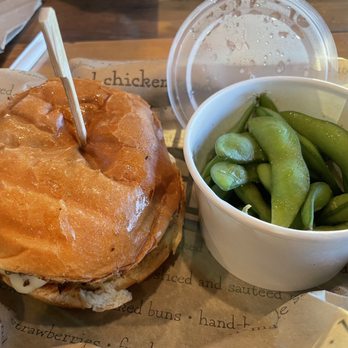 Jaggers - Mushroom Swiss Burger and Edamame - Salad Near Me - Louisville, Kentucky Jaggers - Mushroom Swiss Burger and Edamame - Salad Near Me - Louisville, Kentucky