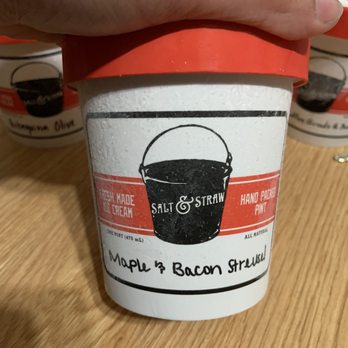 Salt & Straw - maple and bacon streusel pint ice cream - Ice Cream & Frozen Yogurt Near Me - San Ramon, California