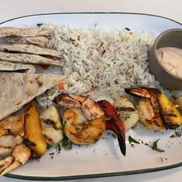 Shrimp and Scallop kabob Shrimp and Scallop kabob